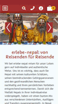 Mobile Screenshot of erlebe-nepal.de